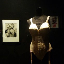 Blond ambition tour Corset 2 - The fashion world of Jean Paul Gaultier exhibition Rotterdam 2013