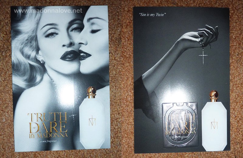 Truth Or Dare fragance - Promotional postcard