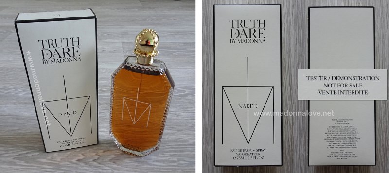 Truth or Dare Naked fragance - Promotional tester - demonstration 75 ml eau de pafum spray