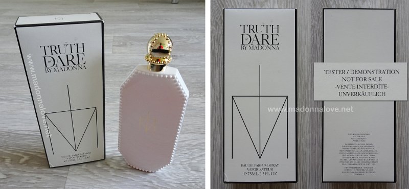 Truth or Dare fragance - Promotional tester - demonstration 75 ml eau de pafum spray