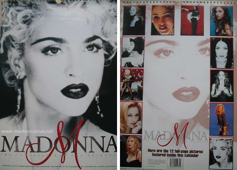 2001 Unofficial Madonna two thousand & one calendar - ISBN unknown