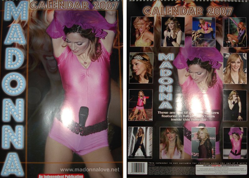 2007 Unofficial Madonna calendar 2007 - ISBN unknown