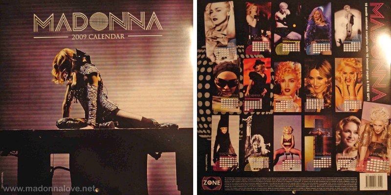 2009 Unofficial Madonna 2009 calendar - ISBN 1-84847-301-X