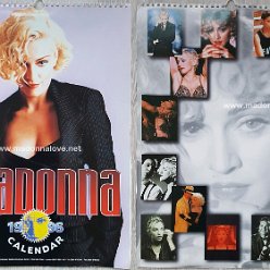 1996 Unofficial Madonna 1996 calendar - ISBN unknown