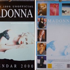 2000 100% unofficial Madonna calender 2000 - ISBN unknown