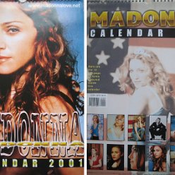 2001 Unofficial Madonna calendar 2001 - ISBN 1590 - 1645