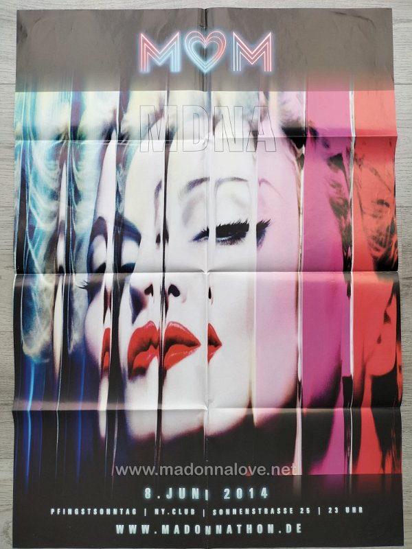 2014 Madonnathon Germany poster