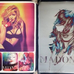 2012 MDNA 2-sided poster