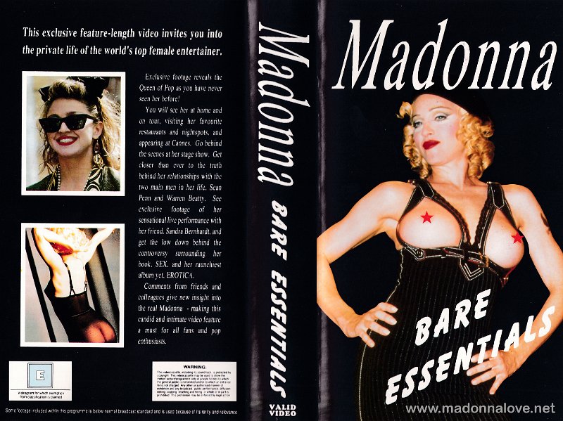 VHS Madonna bare essentials - UK