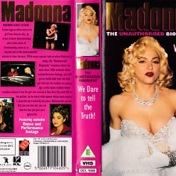 VHS 1993 Madonna the unauthorised biography - we dare to tell the truth - Cat. Nr. DCL 1048 - UK