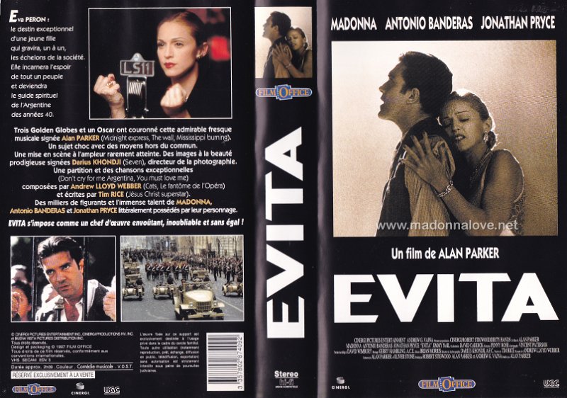 VHS 1997 Evita - Cat.Nr. 3357802874092 - France