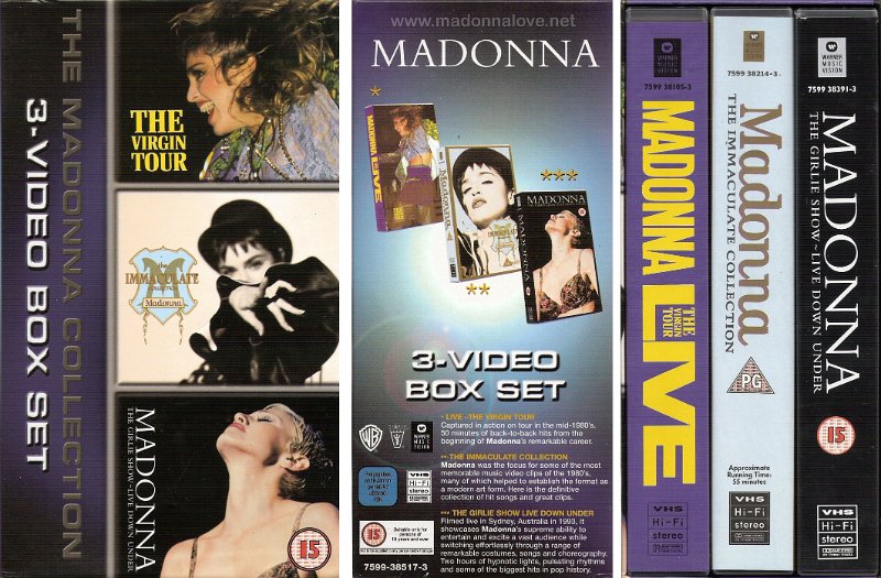 VHS 2000 3x video boxset - Cat.Nr. 7599-38517-3 - Germany