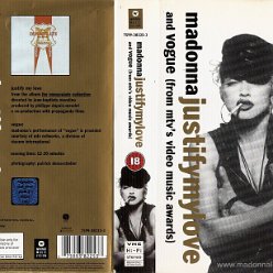 VHS 1990 Justify my love - Cat.Nr. 7599-38225-3 - UK