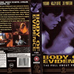 VHS 1992 Body of Evidence - Cat.Nr. GLD 51482 - UK