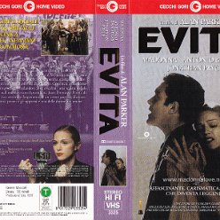 VHS 1997 Evita - Barcode 8017229033254 - Italy