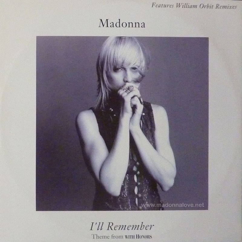 1994 I'll remember- Cat. Nr. W0240T - UK (Runout groove W 0240 (T))