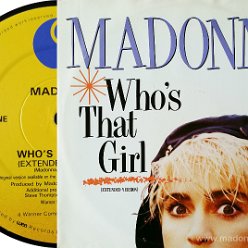 1987 Who's that girl - Cat.Nr. W8341T - UK (Runout groove W8341T)