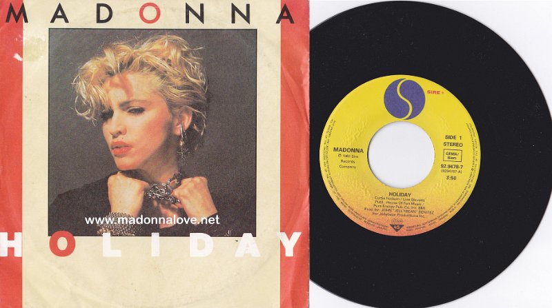 1983 Holiday - Cat.Nr. 92 9478-7 - Germany - (Alsdorf on runout groove + GEMA_BIEM on label)