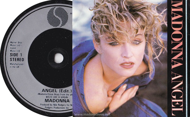 1985 Angel - Cat. Nr. W8881 - UK (Hard Silver Label + Runout groove W8881 & Made in UK on label)