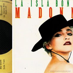 1987 La isla bonita  - Cat. Nr. 928 378-7 - France (SACEM on record label)