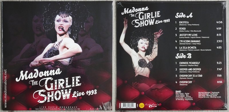 2023 The Girlie Show live 1993 - Cat. Nr. CL88051 - The Netherlands