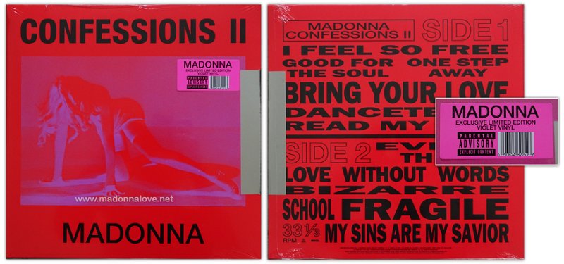 2026 CONFESSIONS II (Community Exclusive Limited Edition Violet Vinyl) - Cat. Nr. 93624822516 - Czech Republic