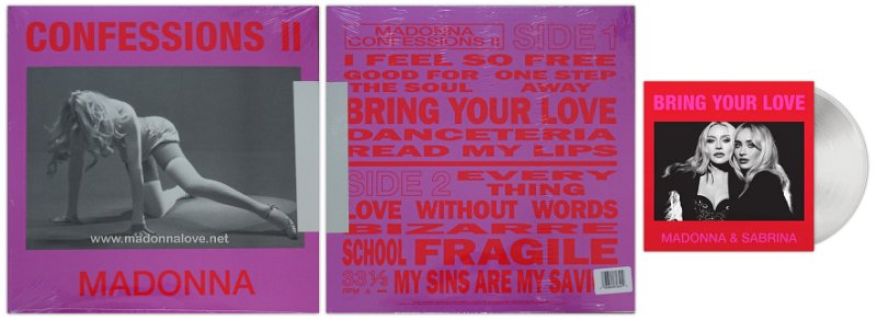 2026 CONFESSIONS II (Standard Translucent Red Vinyl + Bring Your Love 7inch single) - Cat.Nr. 093624822783_054391215130 - USA