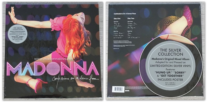 2026 Confessions on a dance floor (The Silver collection - Limited edition silver vinyl) - Cat.Nr. RCV1 728670 _ 081227804930 - Czech Republic (Includes exclusive poster)