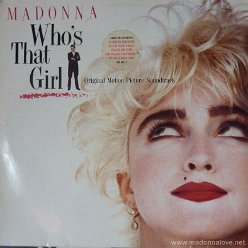 1987 Whos that girl (With Sticker) - Cat.Nr. 925 611-1- Germany