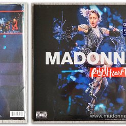 2022 Rebel Heart Tour - Cat. Nr. 0060 2445230662 - Europe (Limited Edition Purple Galaxy Swirl 2 LP - Made in Czech Republic sticker for Europe)