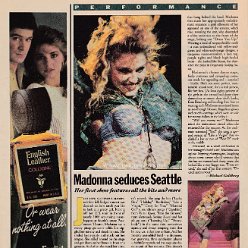 1985 - May - Rolling stone - USA - Madonna seduces Seattle
