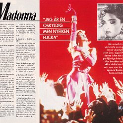 1985 - Unknown month - Frida - Sweden - Madonna - Jag ar en oskyldig men nyfiken flicka