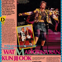 1985 - Unknown month - Popfoto - Holland - Wat Madonna kan kun jij ook