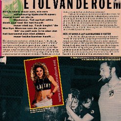 1985 - Unknown month - Unknown magazine - Holland - De tol van de roem