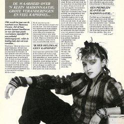 1986 - Unknown month - Unknown magazine - Holland - De waarheid over n klein Madonnaatje
