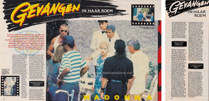 1987 - September - Popfoto - Holland - Gevangen in haar roem