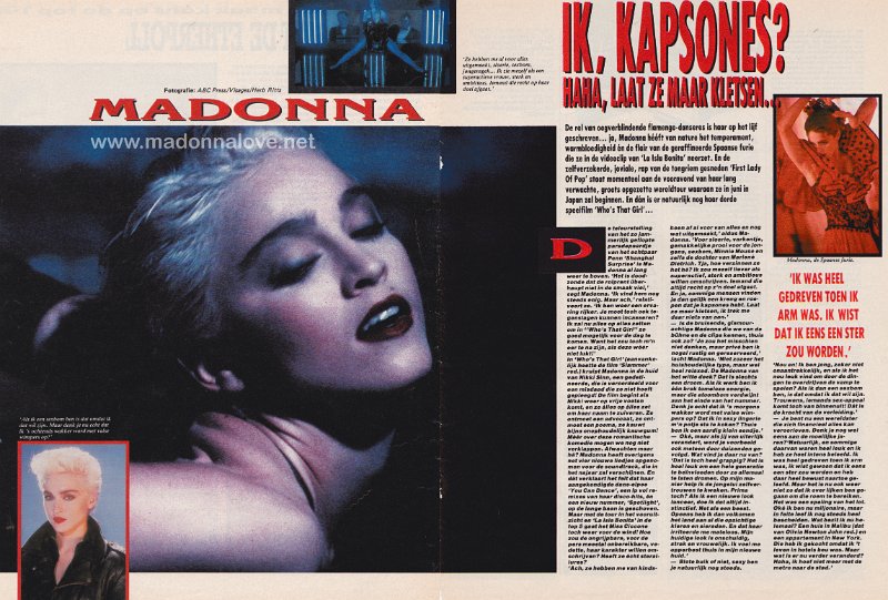 1987 - Unknown month - Hitkrant - Holland - Ik kapsones Haha laat ze maar kletsen