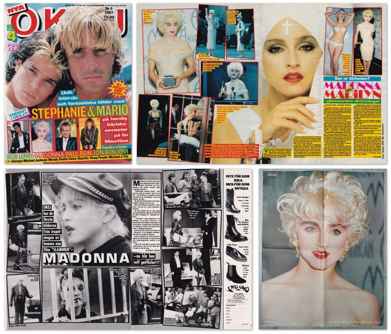 1987 - Unknown month - OKEJ - Sweden - Madonna blir Marilyn