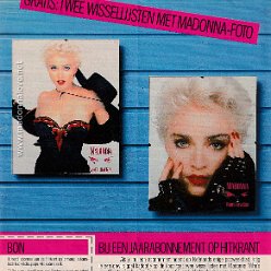 1987 - Unknown month - Hitkrant - Holland - Gratis twee wissellijsten met Madonna-foto