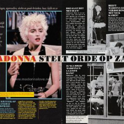 1987 - Unknown month - Hitkrant - Holland - Madonna stelt orde op zaken