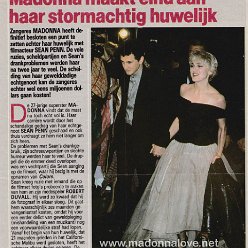 1987 - Unknown month - Prive - Holland - Madonna maakt einde aan haar stormachtige huwelijk