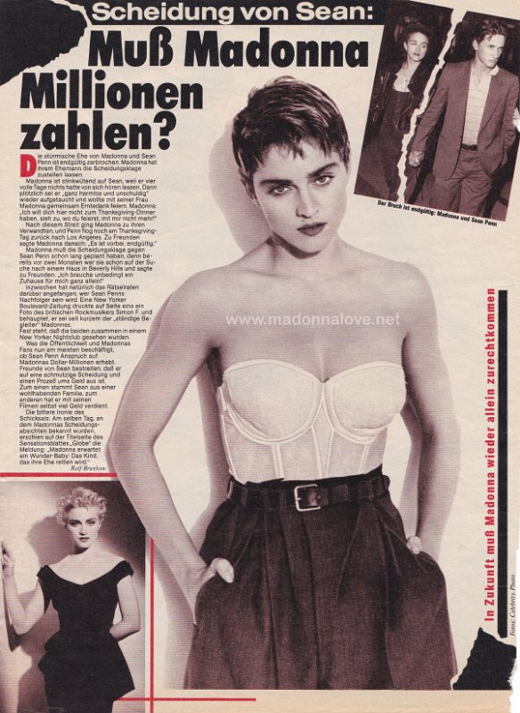 1989 - Unknown month - Bravo - Germany - Muss Madonna millionen zahlen
