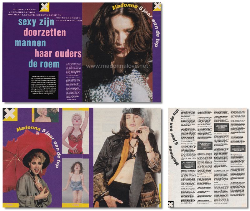 1989 - Unknown month - Muziek express - Holland - Madonna 5 jaar aan de top