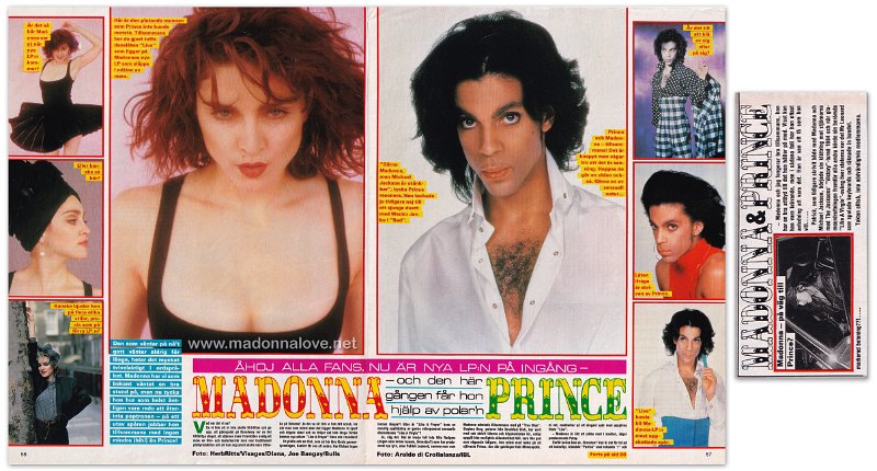 1989 - Unknown month - OKEJ - Sweden - Ahoj alla fans nu ar nya lpn pa ingang - Madonna Prince