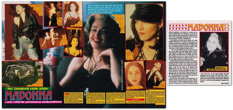 1989 - Unknown month - OKEJ - Sweden - Nu dansar hon igen - Madonna… och i USA puritanerna skramselhicka