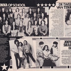 1989 - Unknown month - Hitkrant - Holland - Met Madonna op school