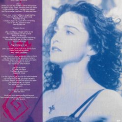 1989 - Unknown month - Number One - Like a prayer (songtext) - UK