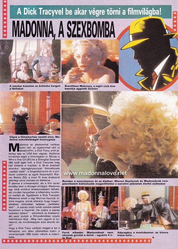 1990 - Unknown month - Popcorn - Hungary - Madonna, a szexbomba
