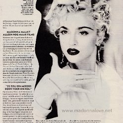 1990 - Unknown month - Popfoto - Holland - Madonna maakt alleen nog maar films
