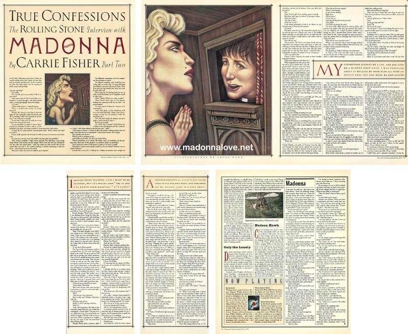 1991 - June - Rolling Stone - USA - True Confessions